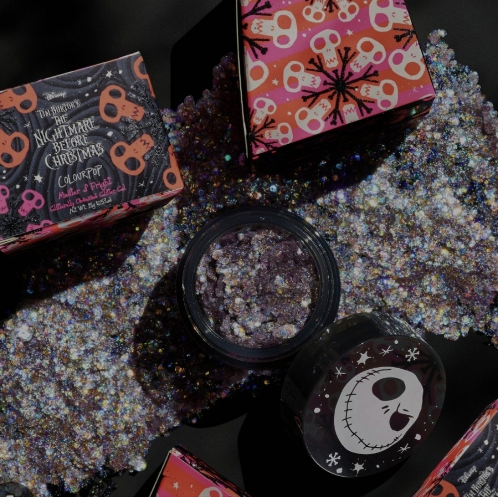 ❇️MASTER OF FRIGHT Colourpop RARE Nightmare Before Xmas Glitter Gel NWT
